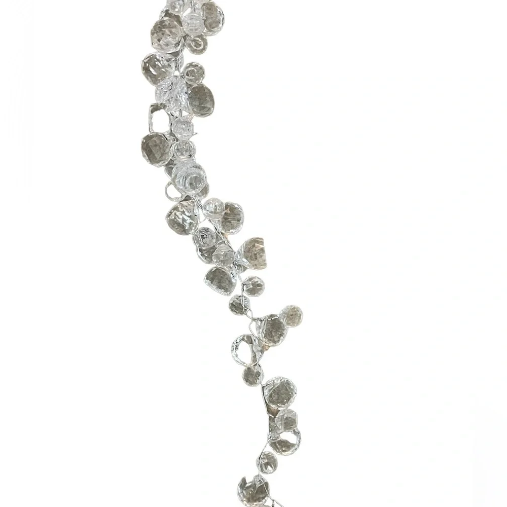 Clear Acrylic Grape Hanging Bundle Decor 14” Holiday Christmas